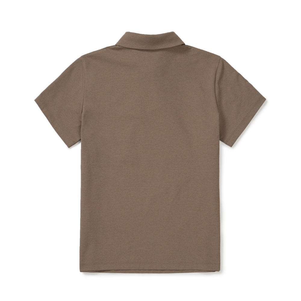 퀵드라이 여성 반팔 폴로 티셔츠 Brown
