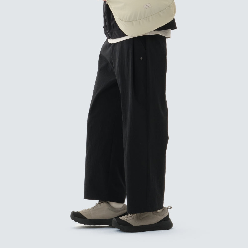 루트 여성 세미 와이드 팬츠 Black