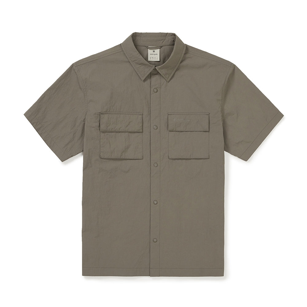 타슬란 투포켓 반팔 셔츠 Khaki