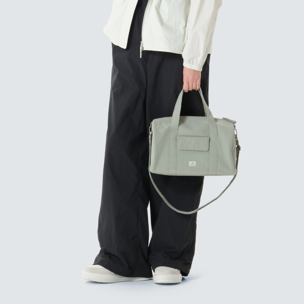 캠플 2way 라운드 토트백 8L Light Khaki