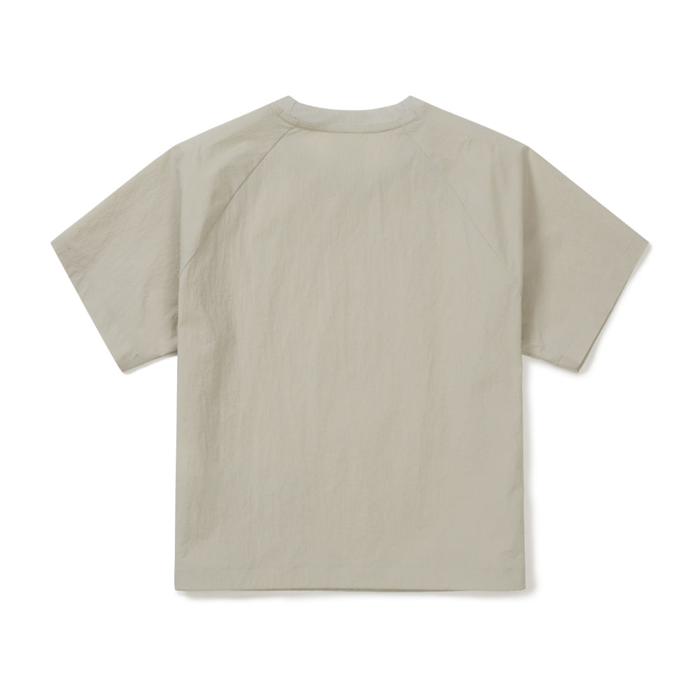루트 여성 포켓 반팔 티셔츠 Light Beige