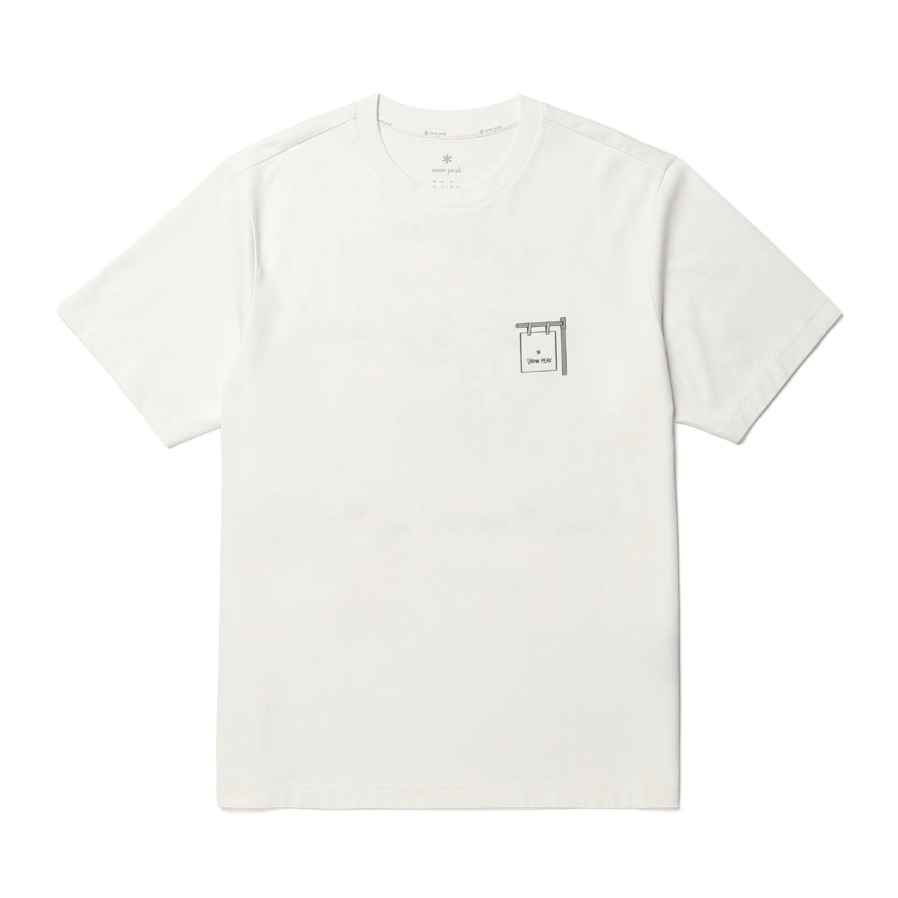 에어로쿨 머그 그래픽 반팔 티셔츠 Off White