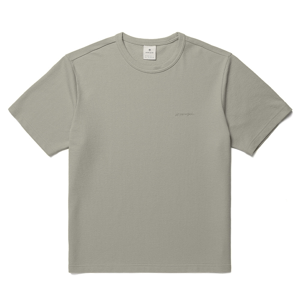 테리 반팔 티셔츠 Khaki Gray