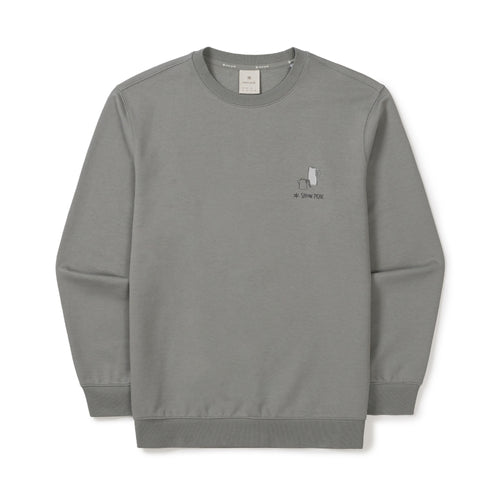 기어 그래픽 맨투맨 Light Khaki