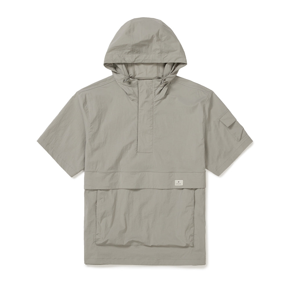 루트 후드 반팔 아노락 Fog Gray