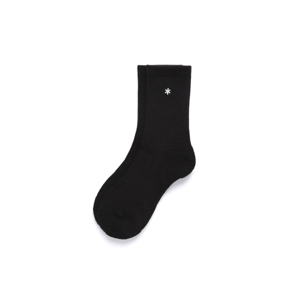 메리노울 크루 삭스 Black