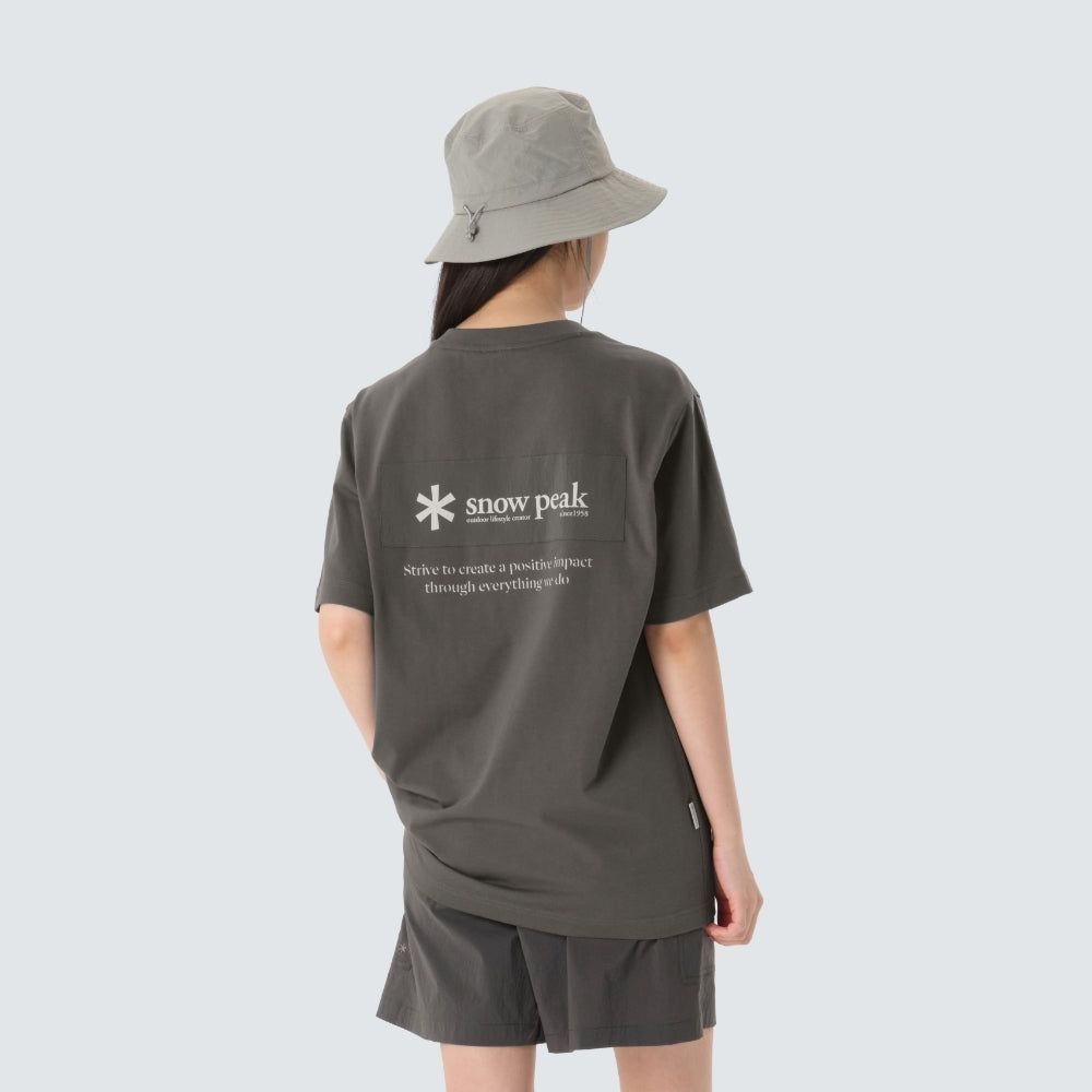 에어로쿨 우븐 패치 반팔 티셔츠 Dark Khaki