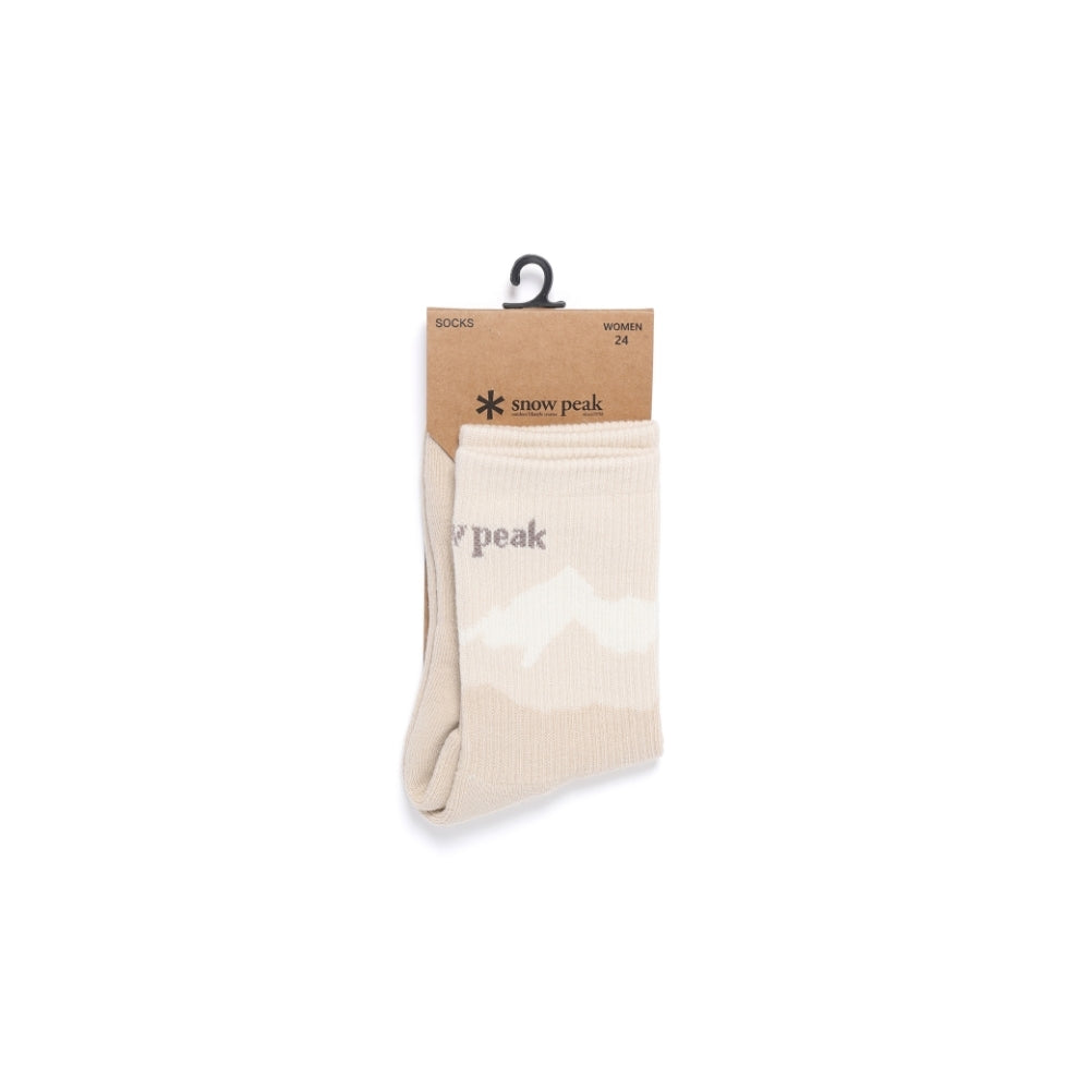 내추럴 패턴 크루삭스 Light Beige
