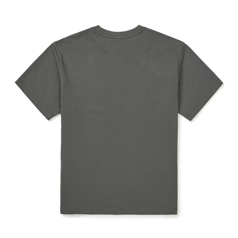 베이직 포켓 반팔 티셔츠 Dark Gray