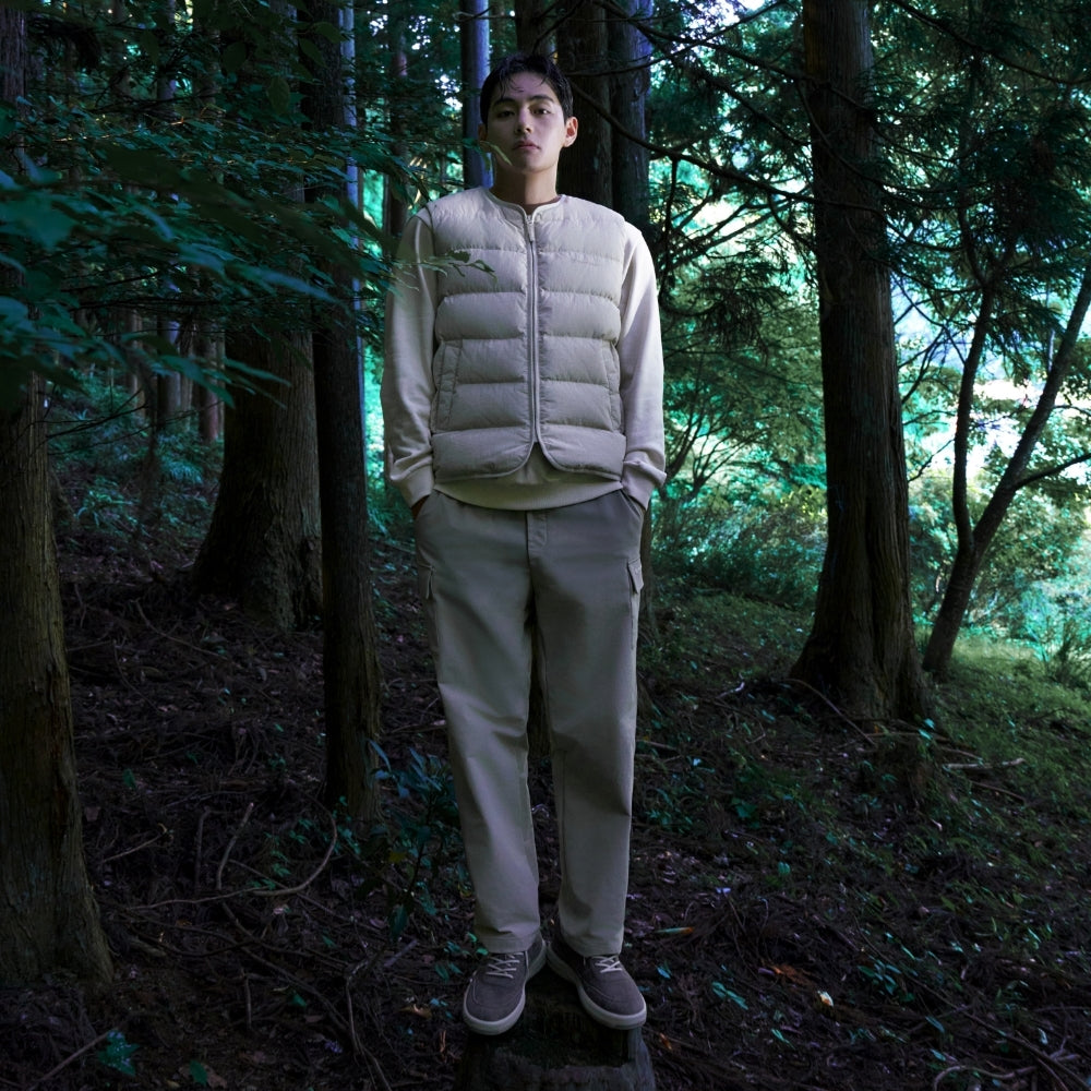 랜드 경량 다운 베스트 Light Beige