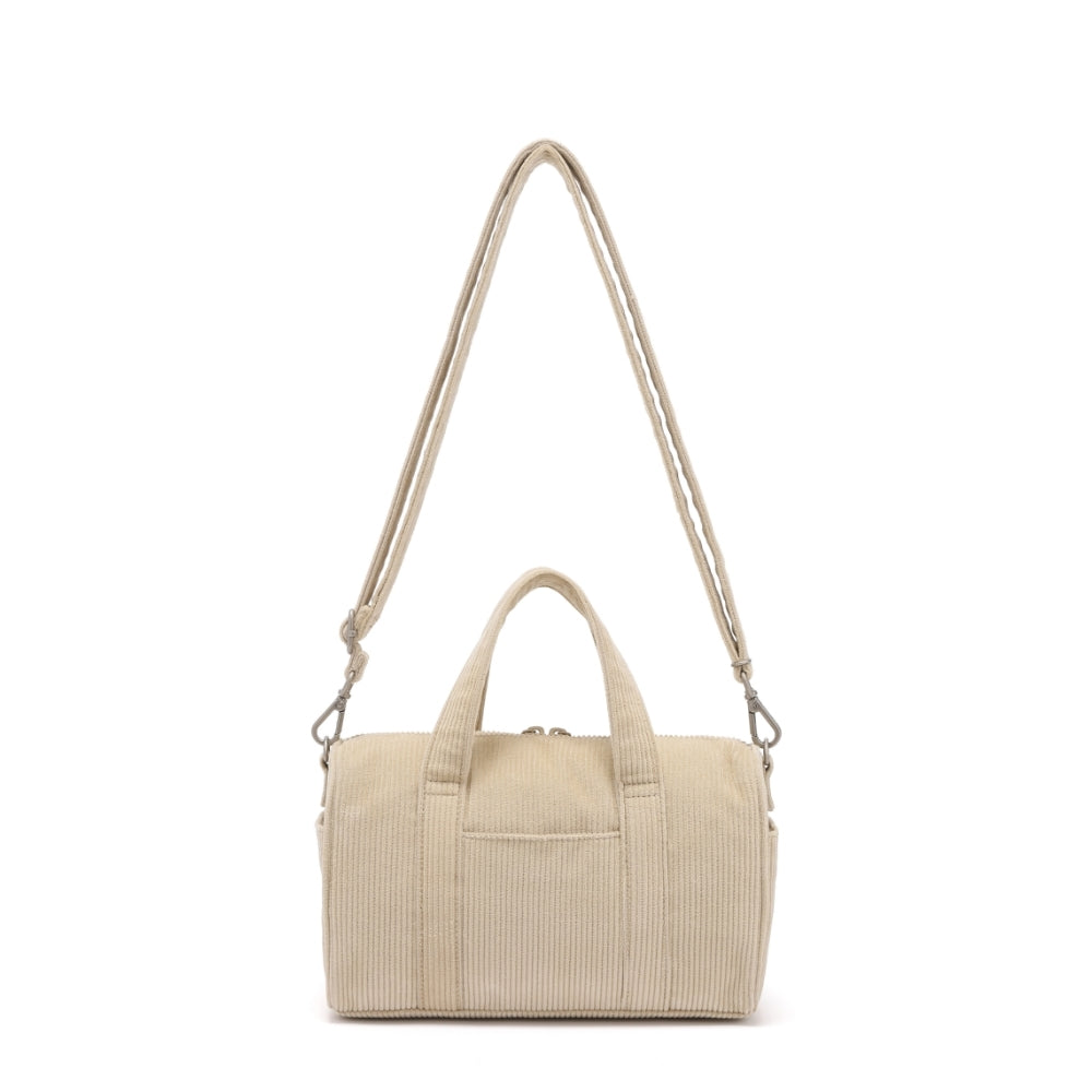 코듀로이 볼링백 Light Beige