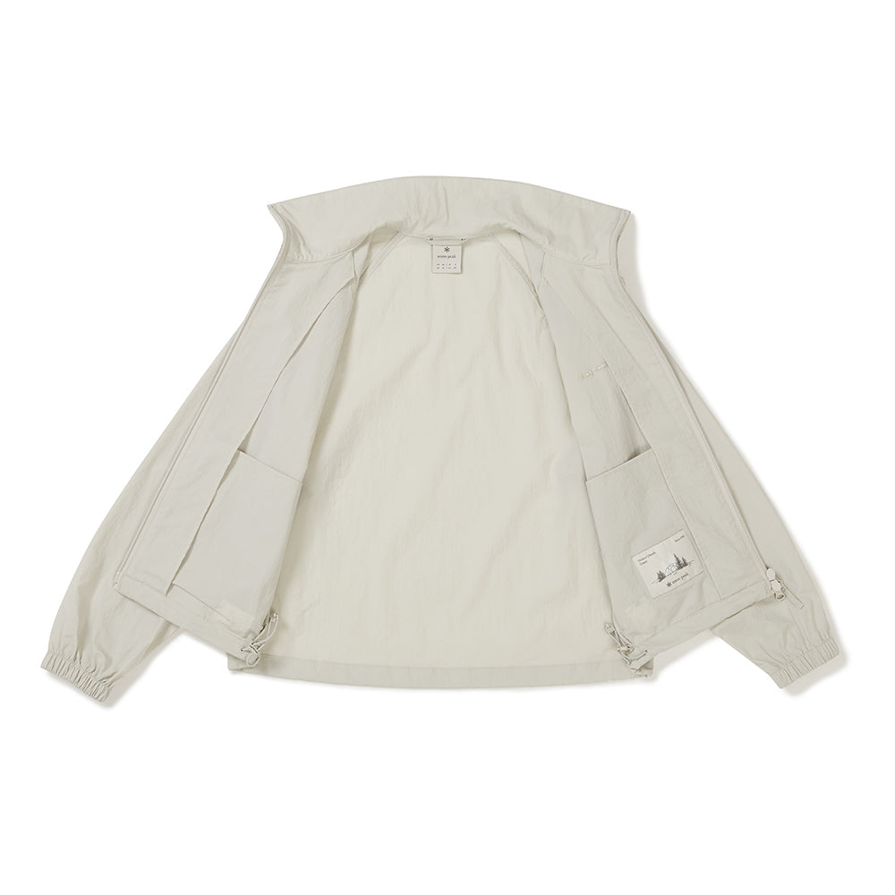 루트 여성 스탠드넥 바람막이 Light Beige