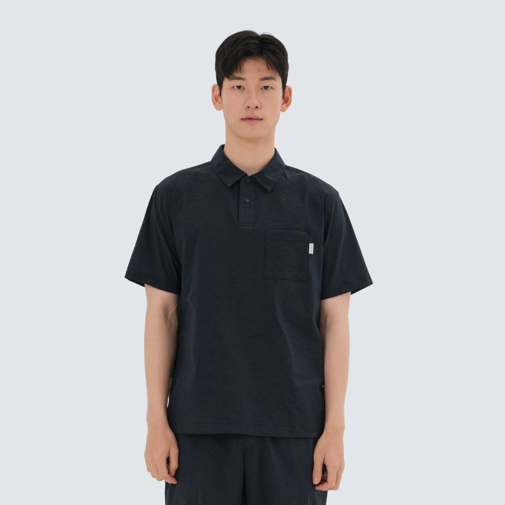 미닛 반팔 폴로 티셔츠 Dark Navy
