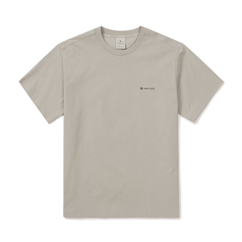 클랜드 하이브리드 반팔 티셔츠 Light Beige