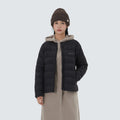 에어리 여성 라운드넥 경량 다운 자켓 Dark Charcoal
