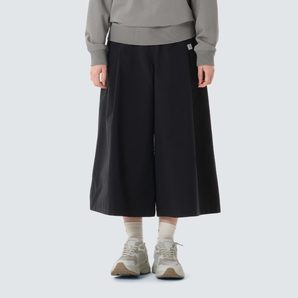 클랜드 여성 와이드 8부 팬츠 Dark Navy