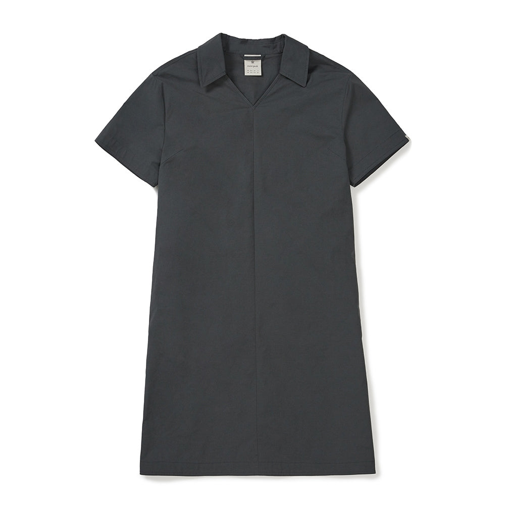 워크 카라넥 원피스 Charcoal