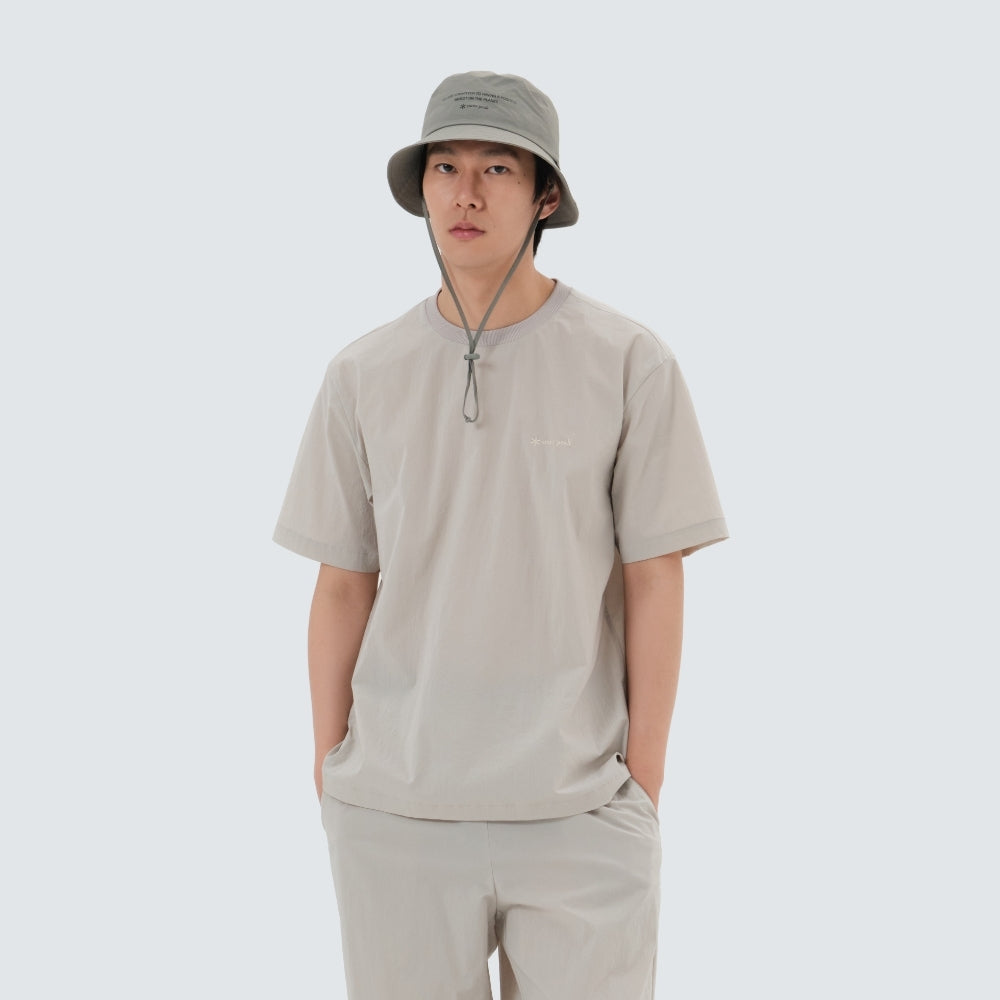 루트 베이직 반팔 티셔츠 Light Beige