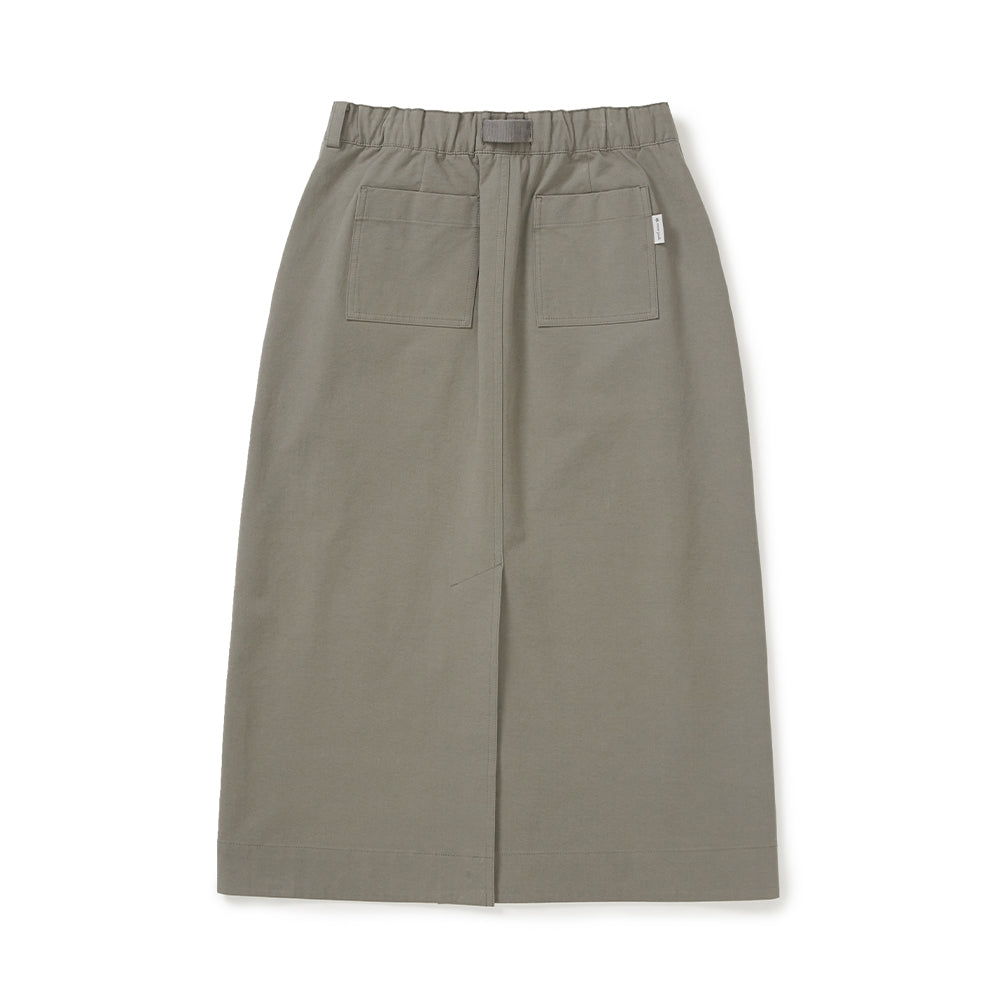 워크 조디악 스커트 Khaki Gray