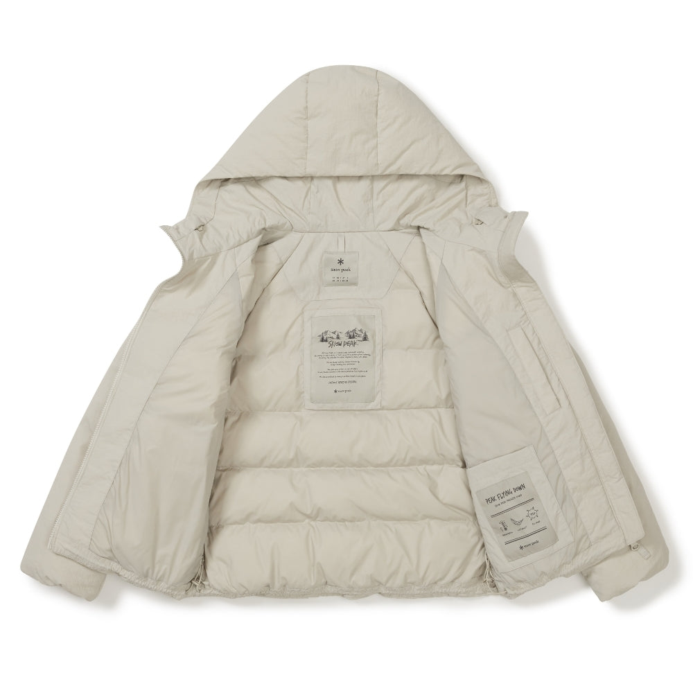 랜드 여성 후드 경량 다운 자켓 Light Beige