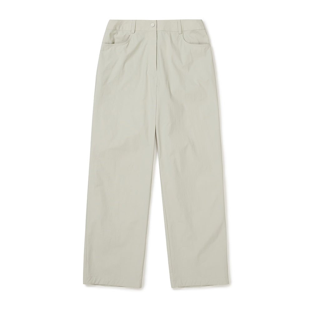 워크 여성 세미 와이드 팬츠 Light Beige
