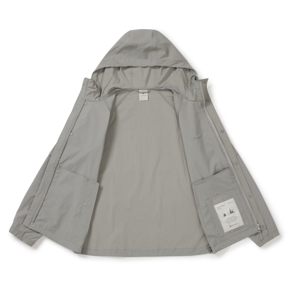 루트 소매 포켓 바람막이 Fog Gray