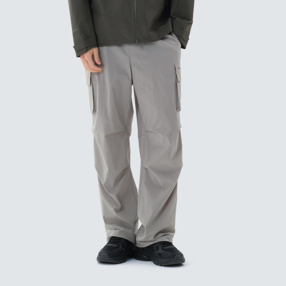 루트 스트링 와이드 팬츠 Fog Gray
