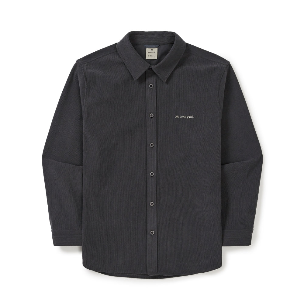 코듀로이 셔츠 Dark Charcoal