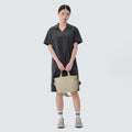워크 카라넥 원피스 Charcoal