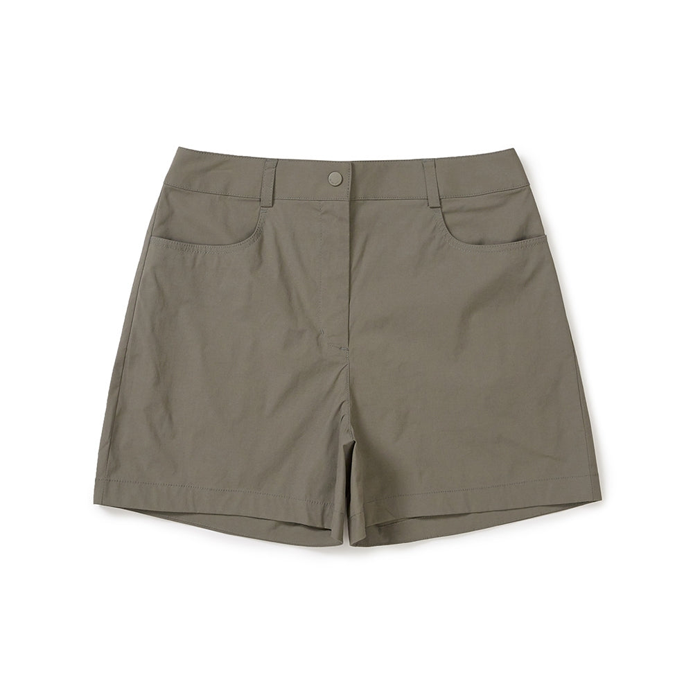 워크 여성 베이직 반바지 Khaki