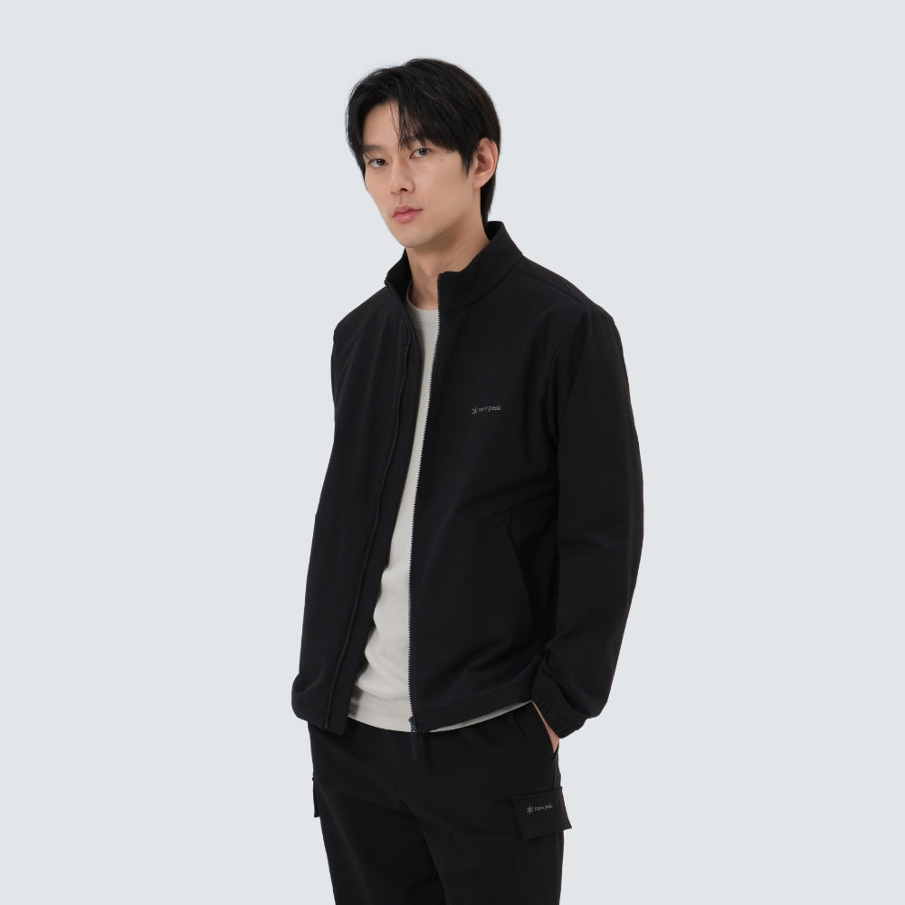 라고 스탠드넥 자켓 Black