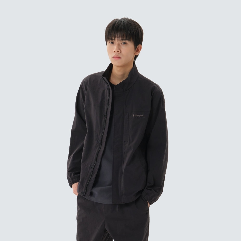 루트 스탠드넥 바람막이 Dark Charcoal