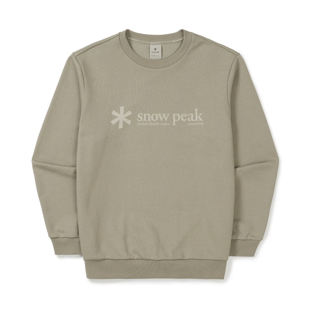 빅로고 맨투맨 Khaki Beige