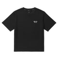 코튼 여성 레터링 반팔 티셔츠 Black