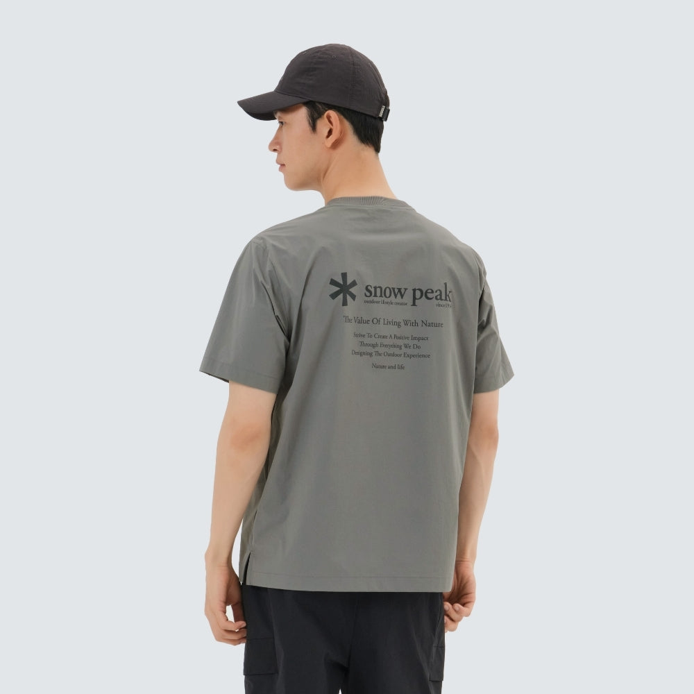 씬테크 베이직 반팔 티셔츠 Dark Gray