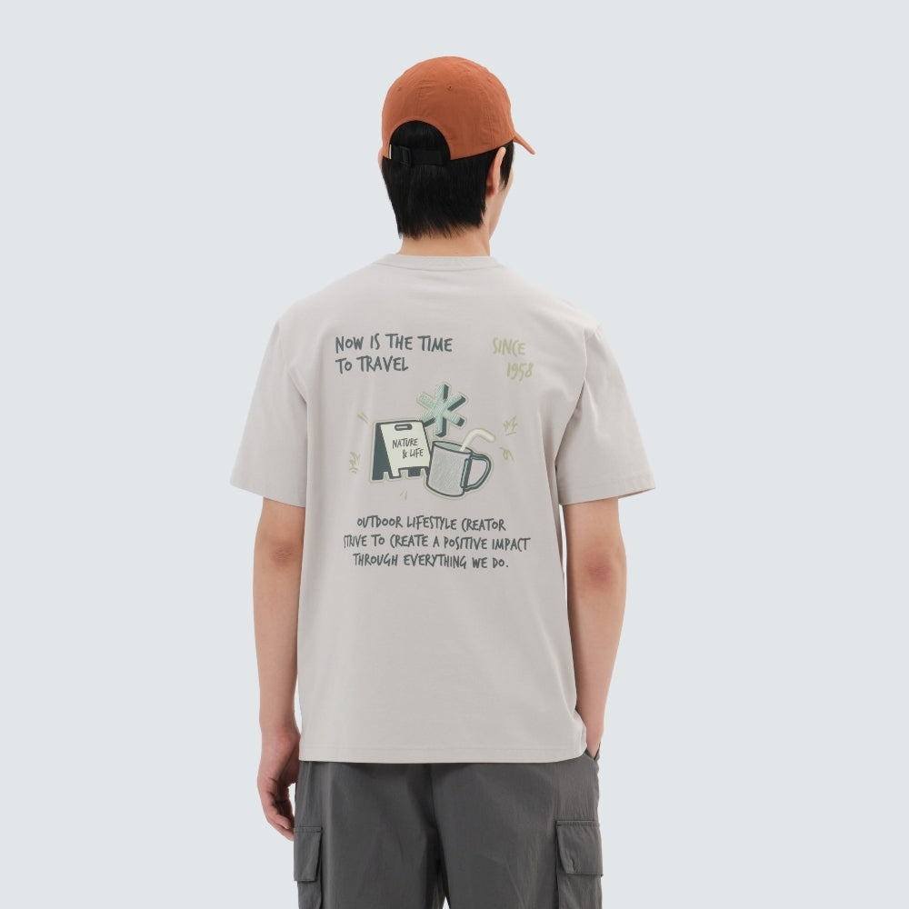 에어로쿨 머그 반팔 티셔츠 Sand Beige