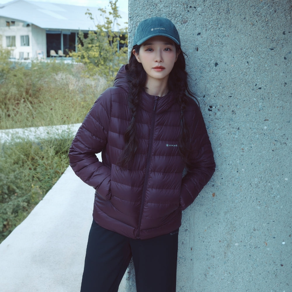 에어노바 퍼텍스 여성 경량 다운 자켓 Dark Burgundy