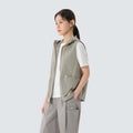 루트 여성 후드 베스트 Khaki Gray