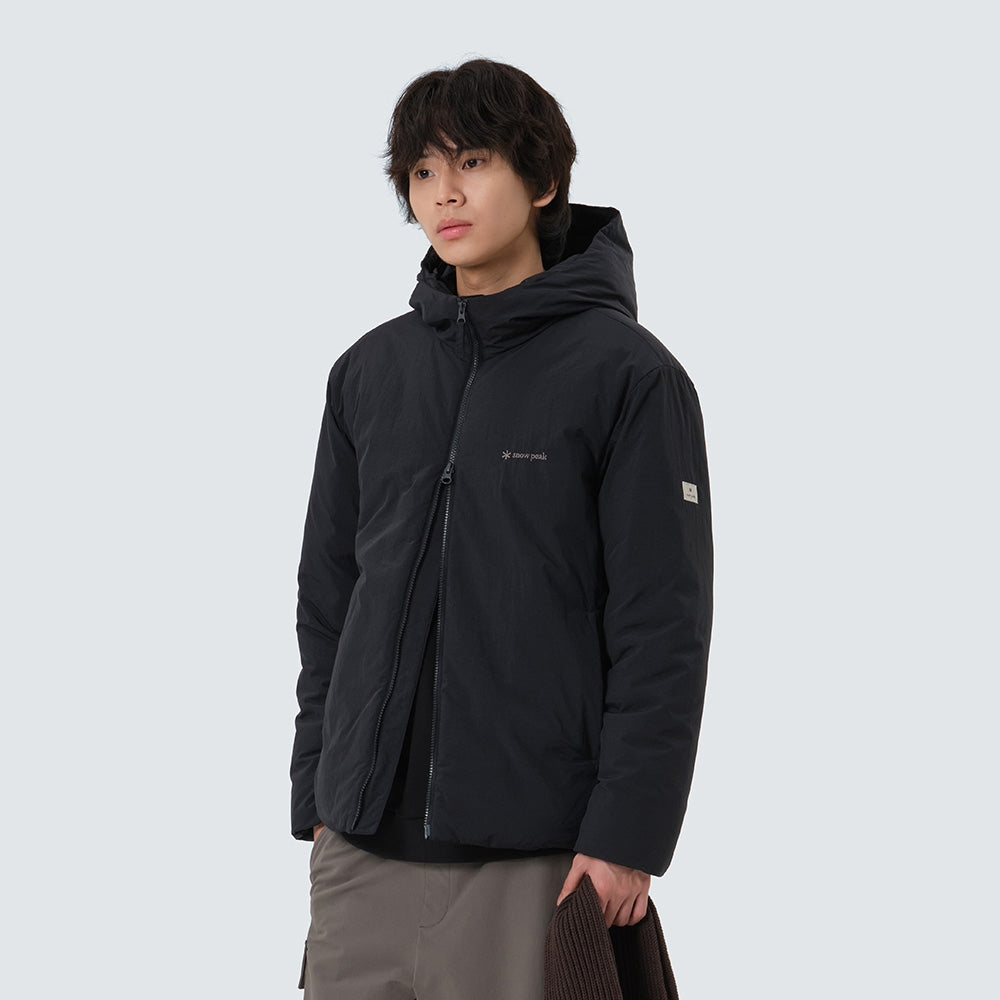 랜드 후드 경량 다운 자켓 Black