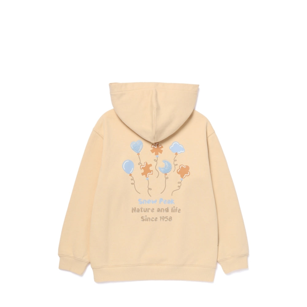 키즈 그래픽 후드 티셔츠 Butter Yellow