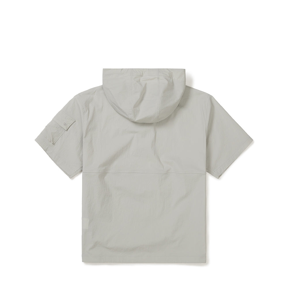 루트 후드 반팔 아노락 Light Gray