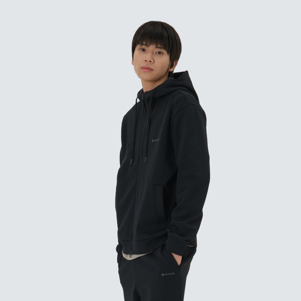 써밋그리드 후드 집업 Black