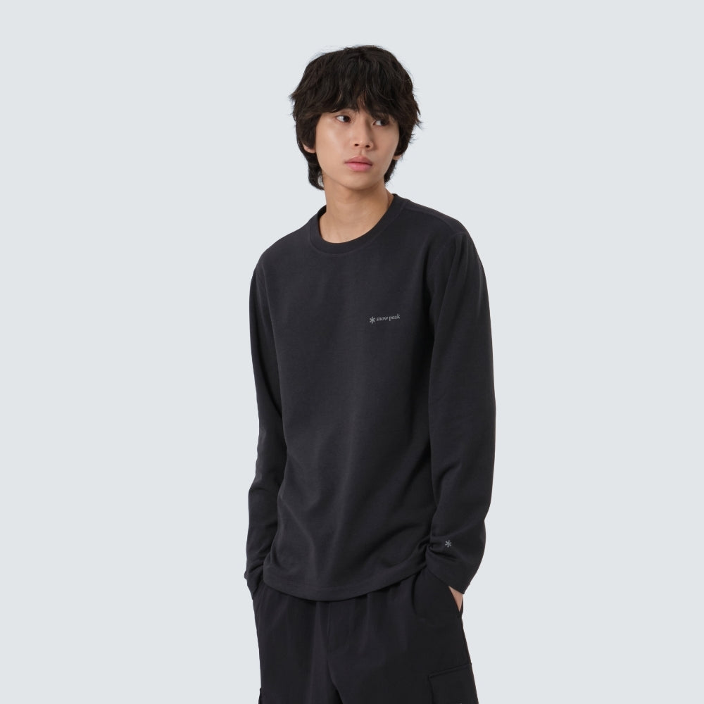 델타피크 퀵드라이 긴팔 티셔츠 Dark Charcoal