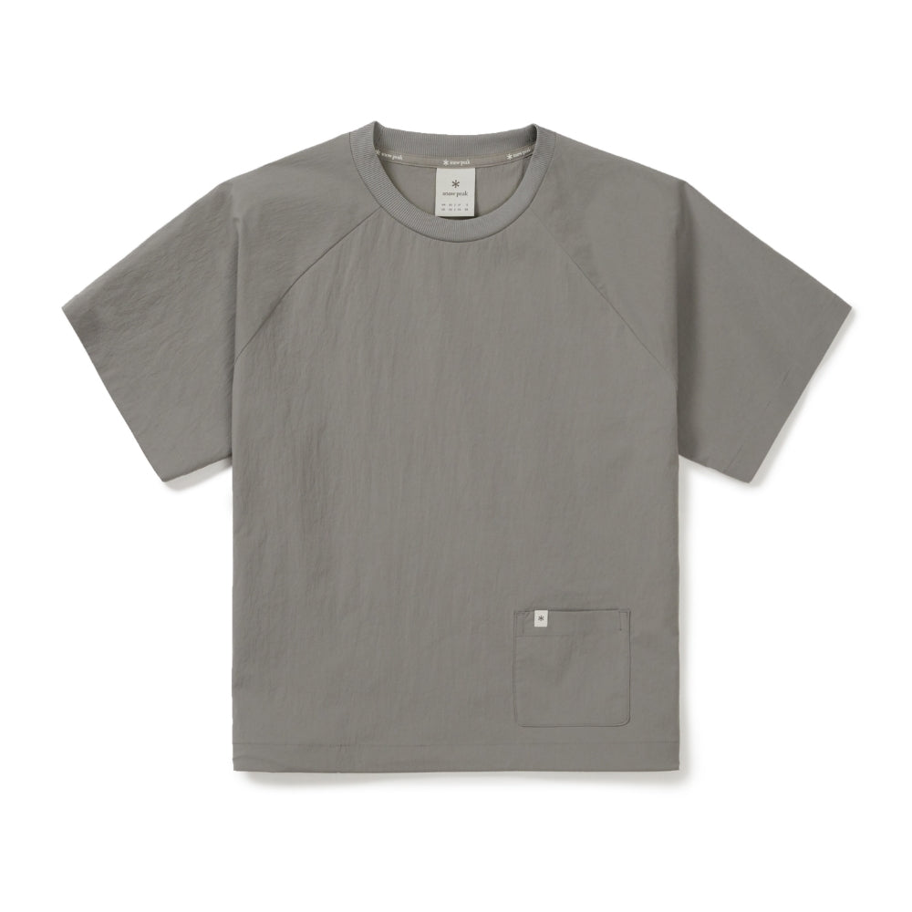 루트 여성 포켓 반팔 티셔츠 Vintage Gray