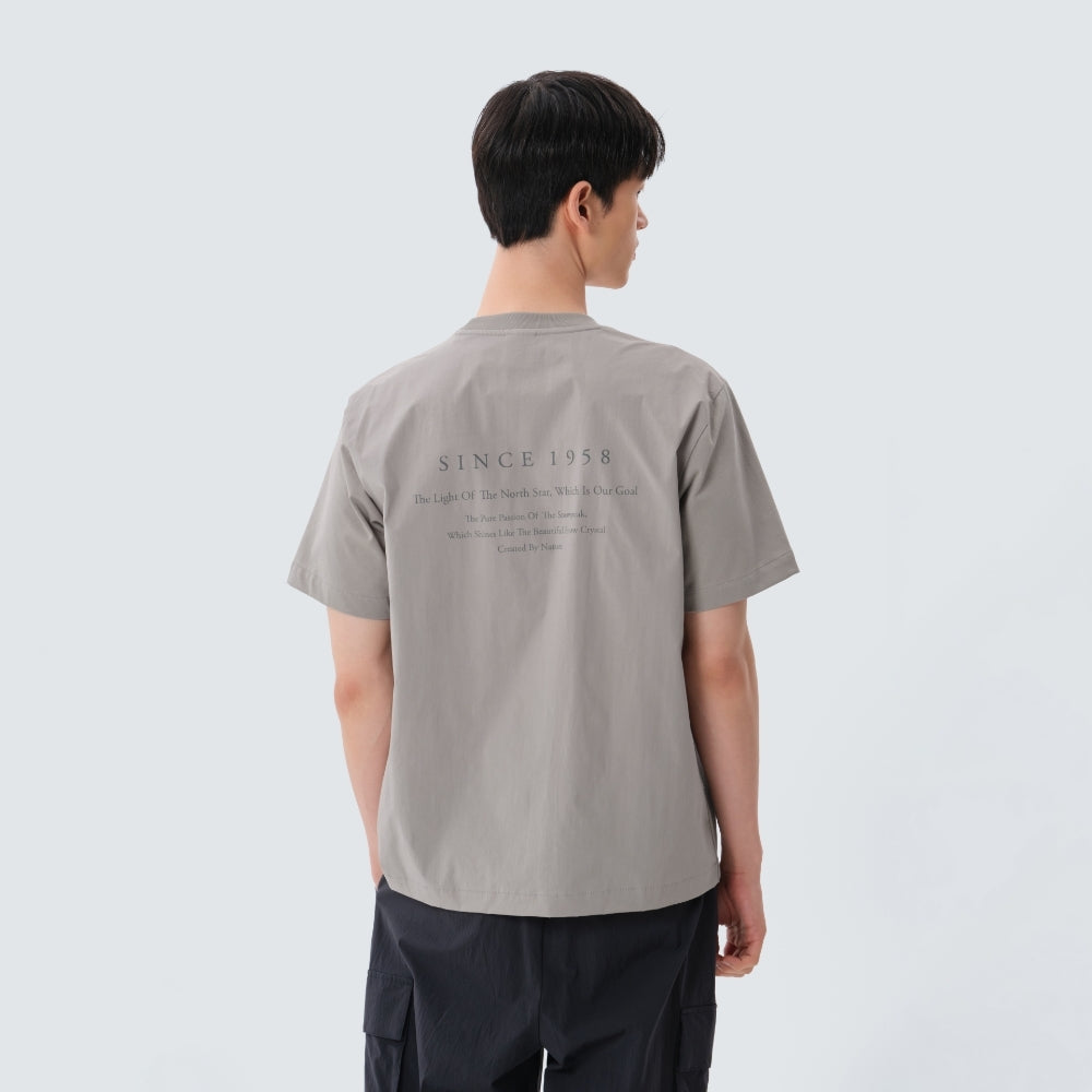 워크 하이브리드 반팔 티셔츠 Fog Gray