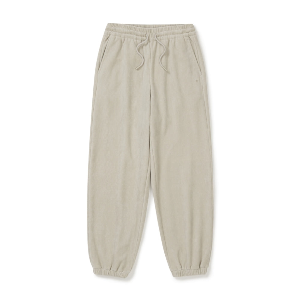 코듀로이 여성 조거 팬츠 Light Beige