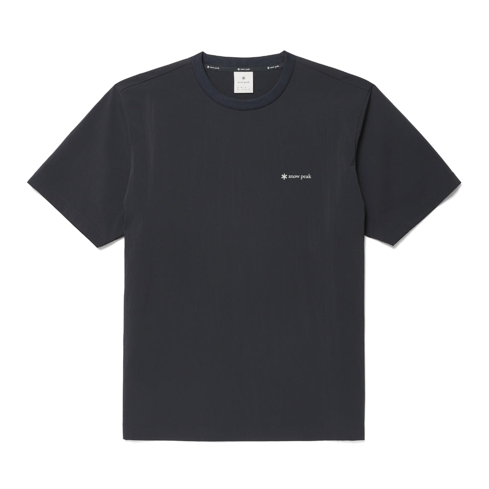 루트 레터링 우븐 패치 반팔 티셔츠 Dark Navy