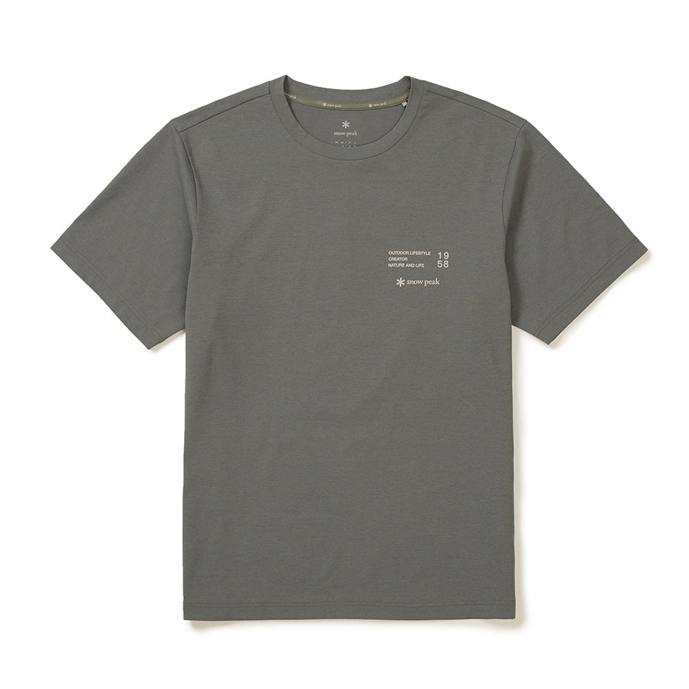퀵드라이 리플렉티브 반팔 티셔츠 Dark Gray